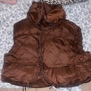 brown vest